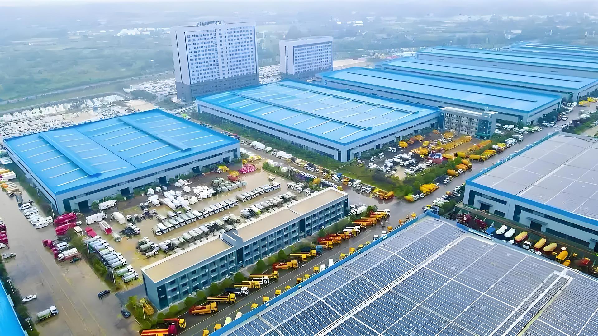程力专用汽车股份有限公司生产基地鸟瞰（航拍实景）